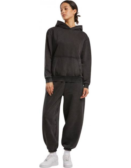 Pulover cu glugă groasă pentru femei „Stonewash”